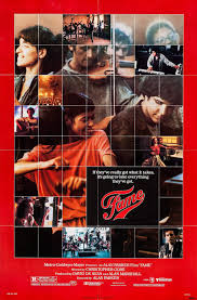 Fame 1980 portrait poster