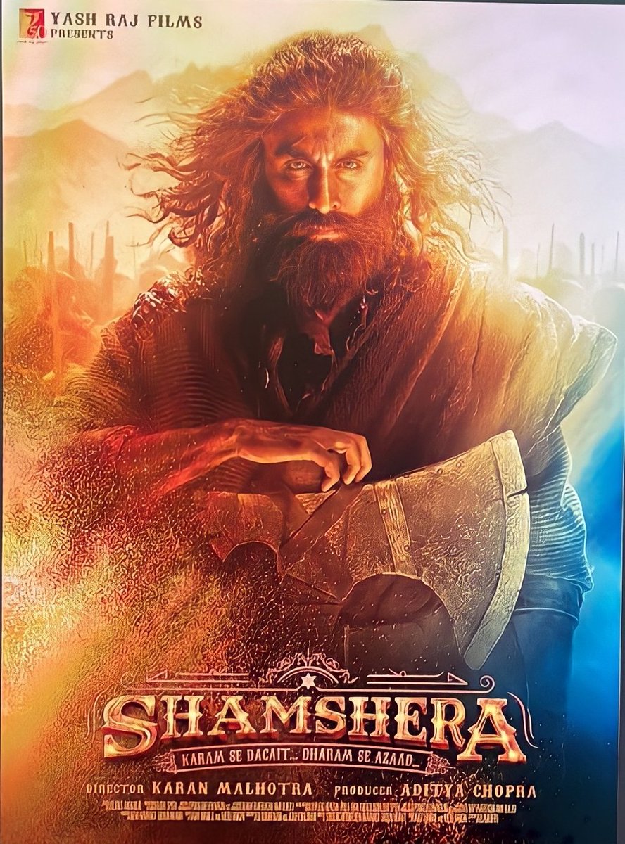 Shamshera (PG) portrait poster