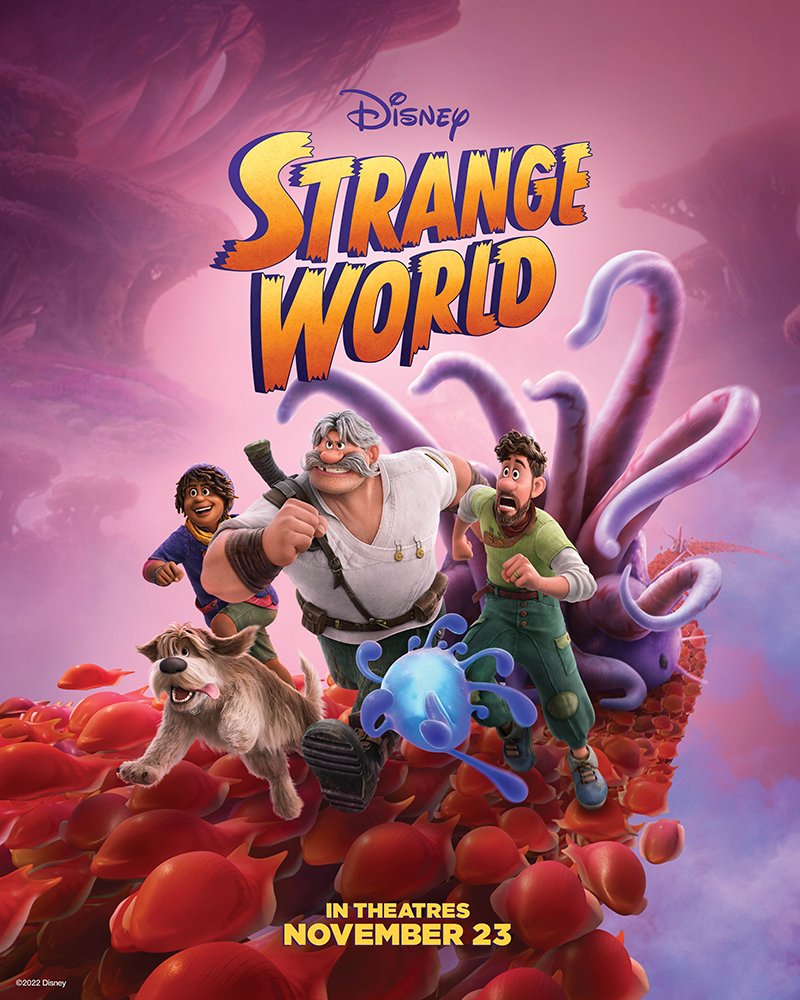 Strange World (PG) portrait poster