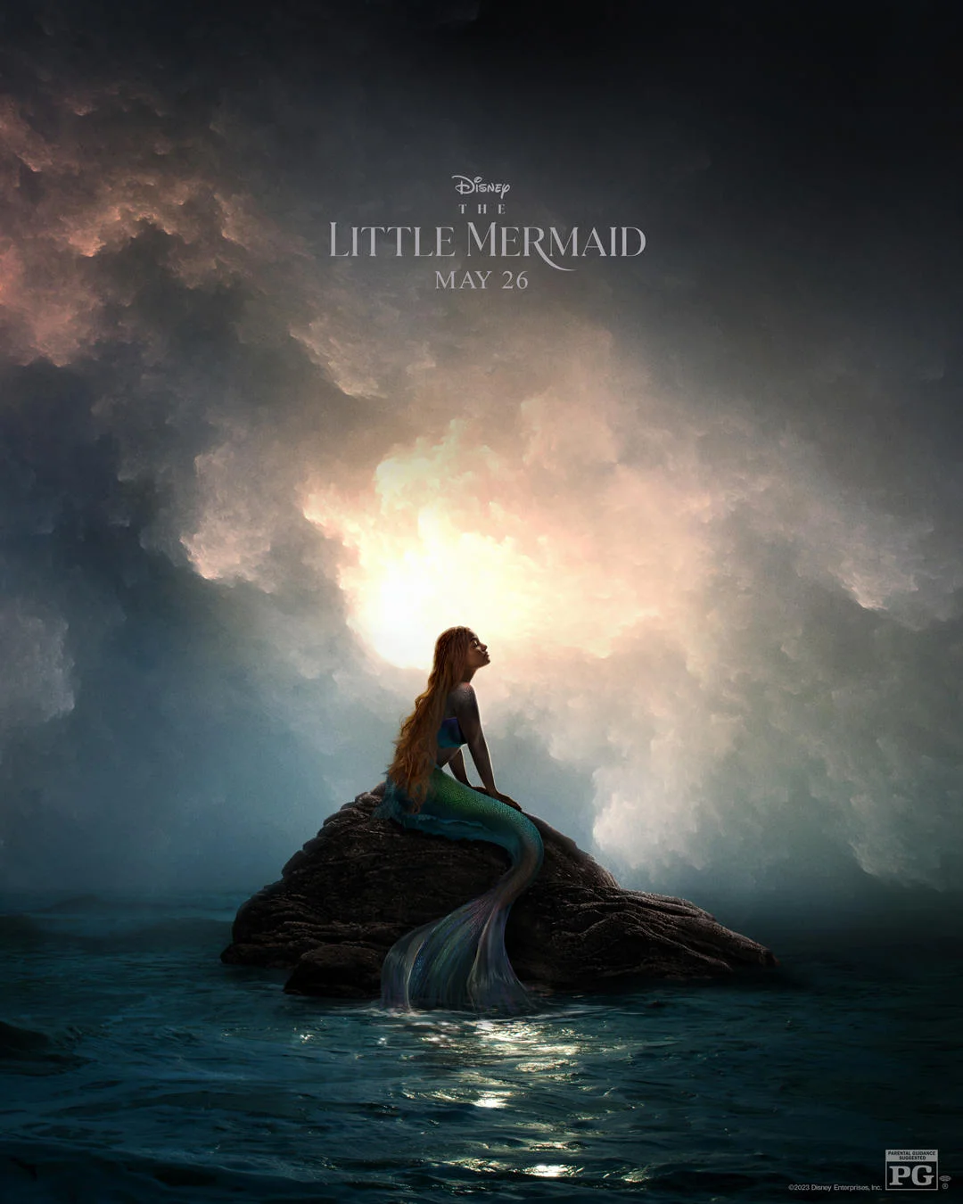 THE LITTLE MERMAID in 3D portrait poster