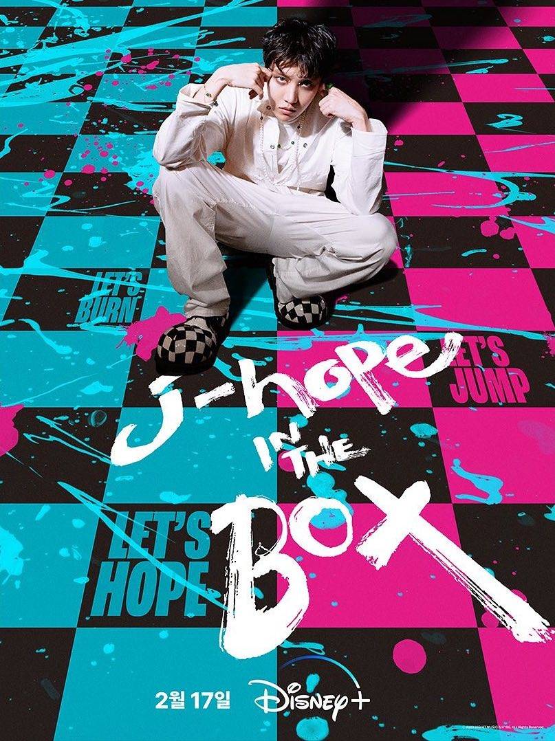 J-Hope in the Box(PG) portrait poster