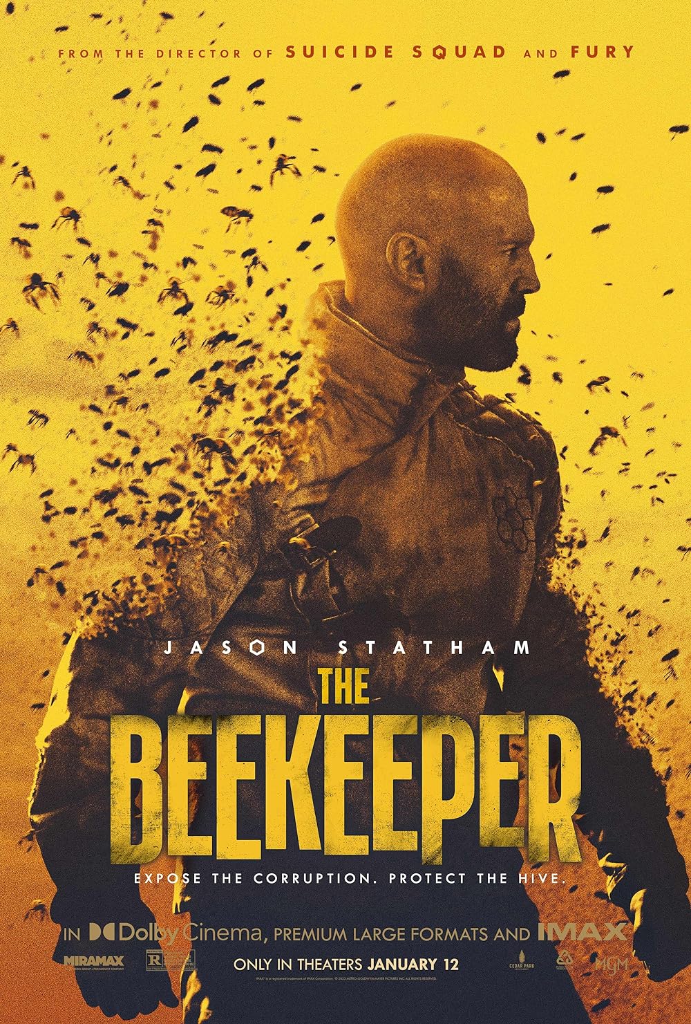 The Beekeeper portrait poster