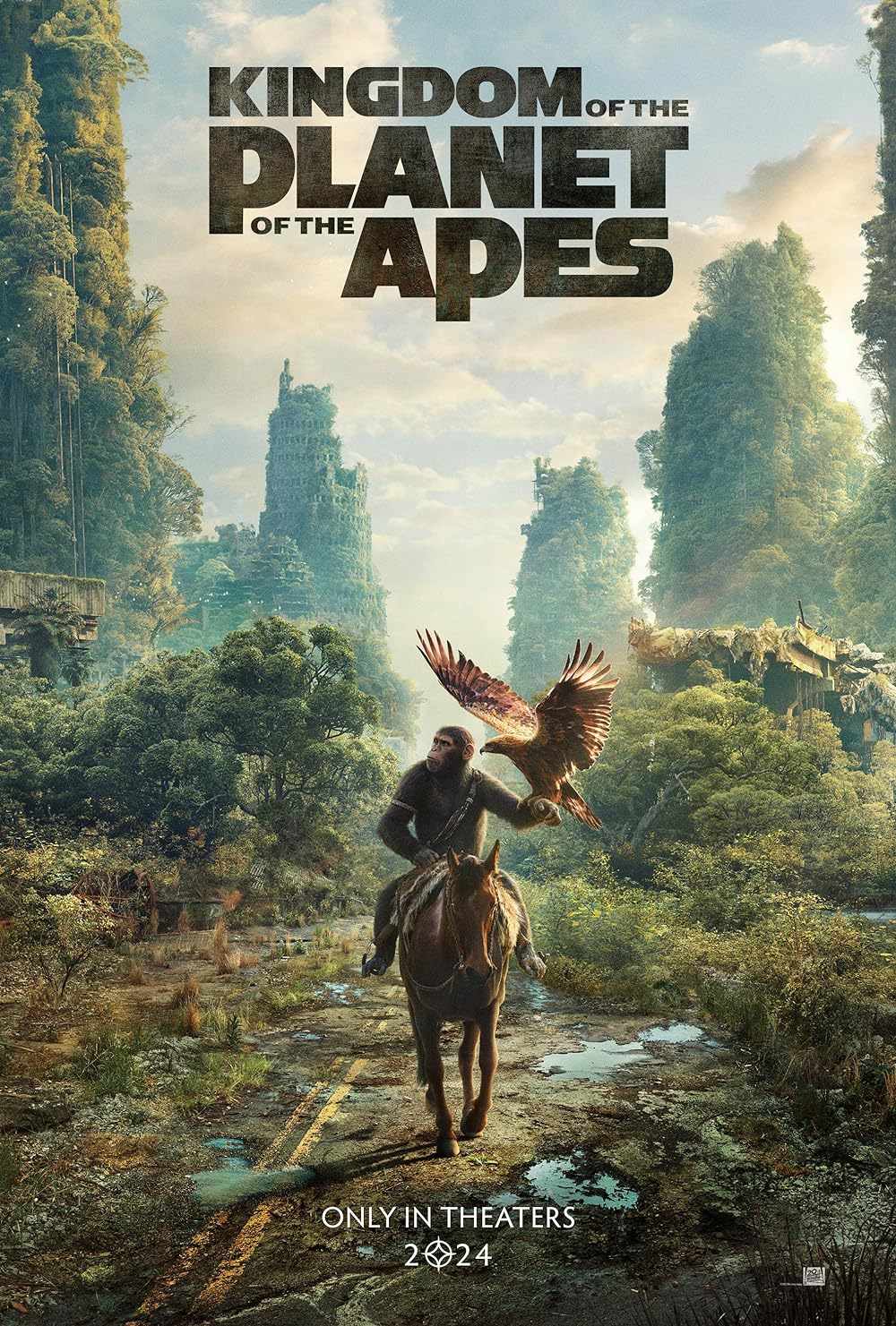 Kingdom of The Planet of The Apes (PG) portrait poster