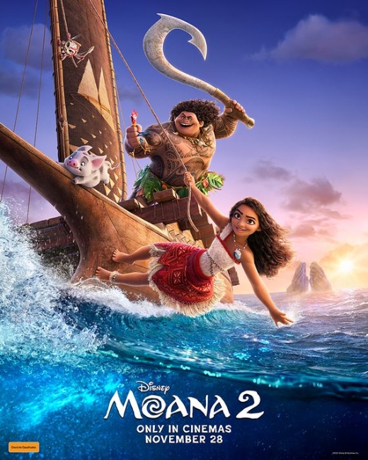 Moana 2 :IN 3D (PG) portrait poster