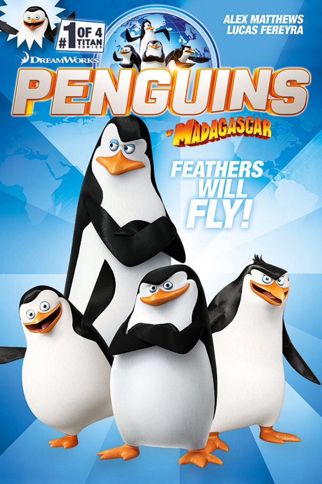 Penguins of Madagascar portrait poster