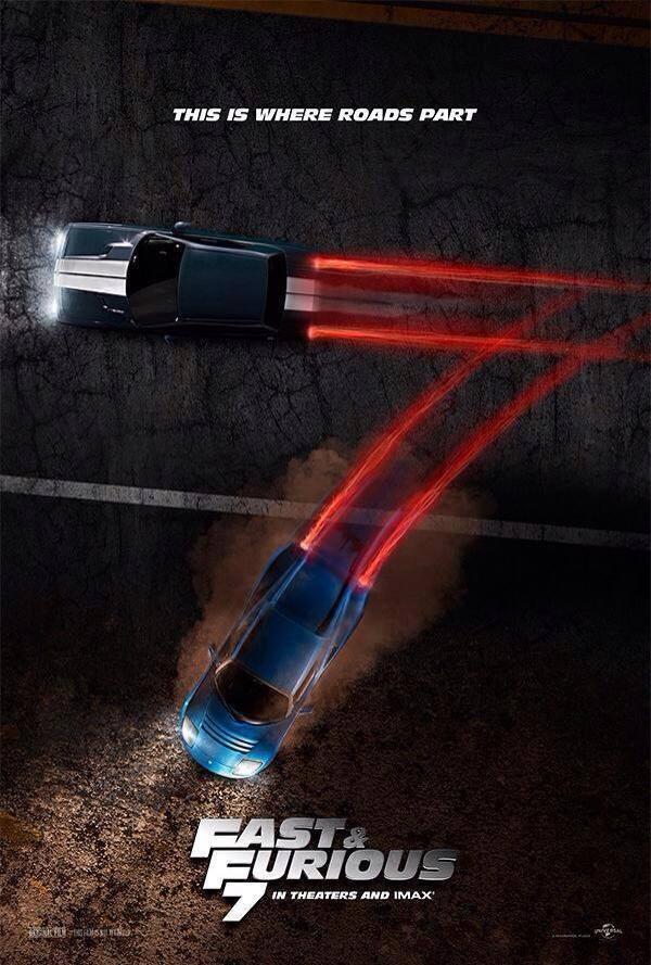 Furious 7 PORTRAIT POSTER