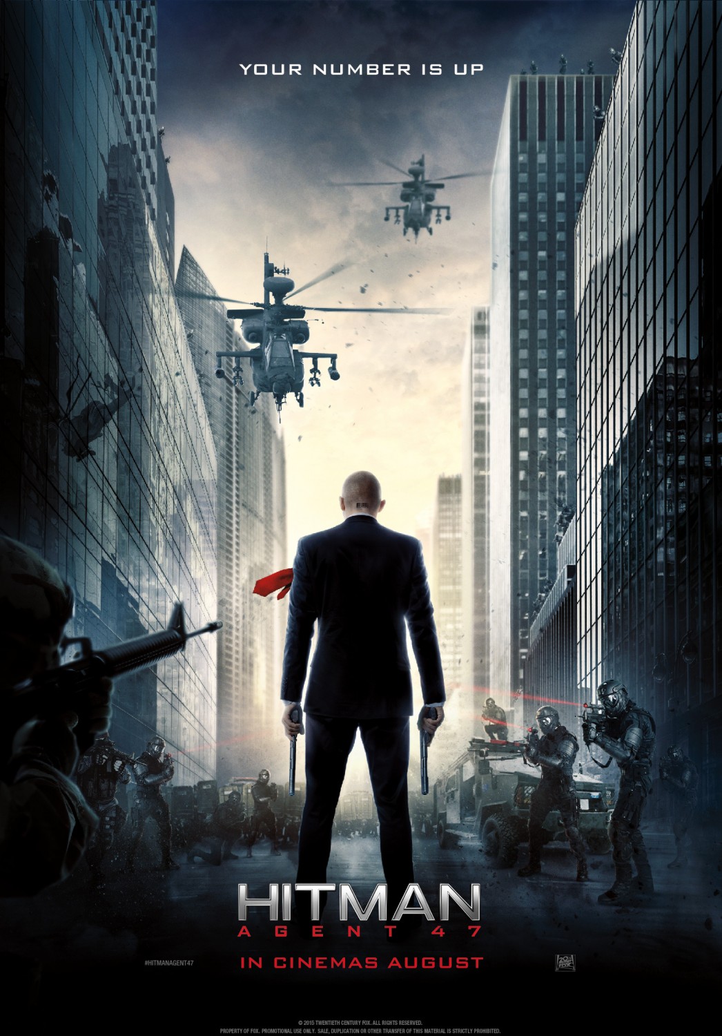 Hitman: Agent 47 portrait poster