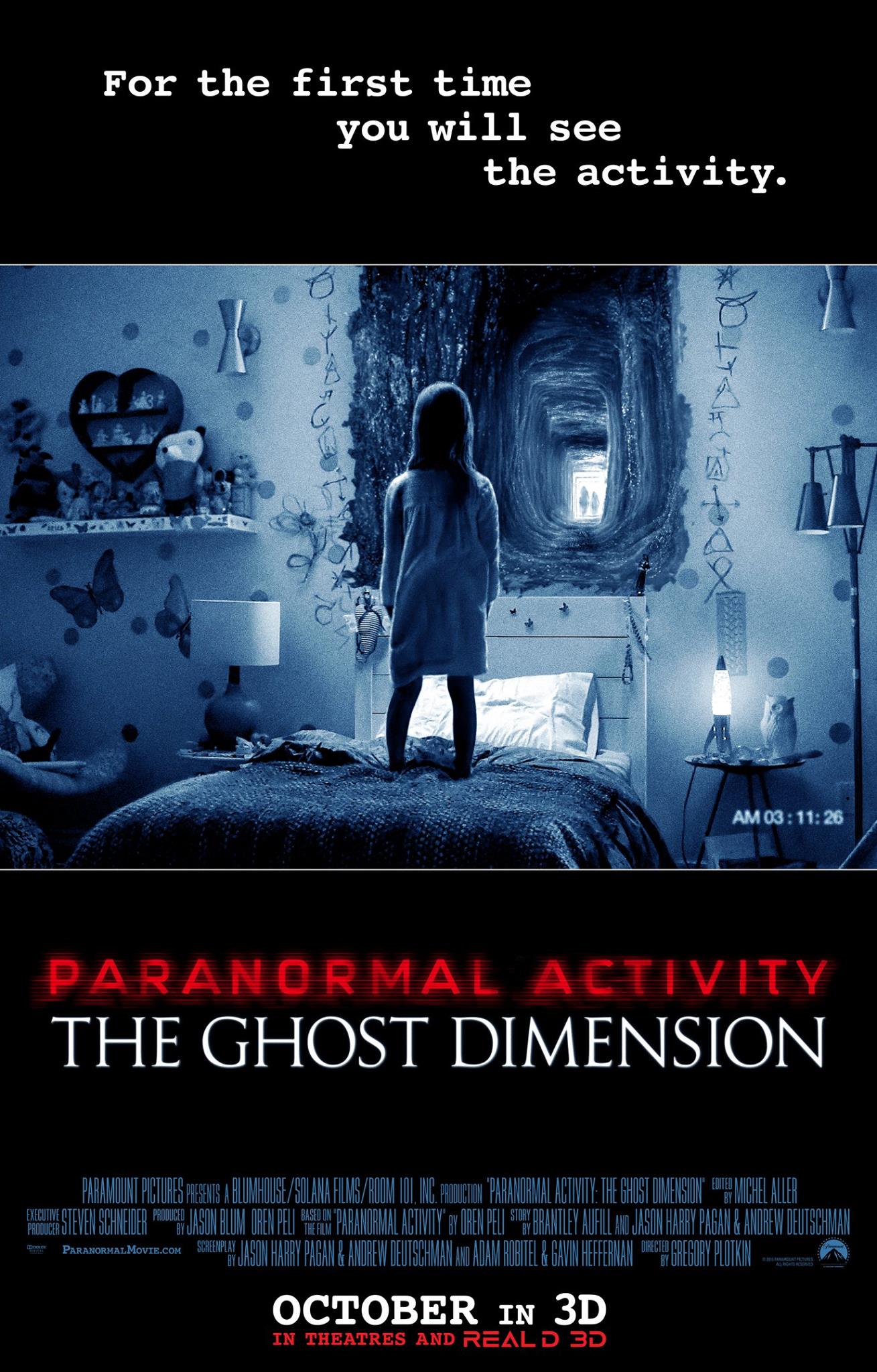 Paranormal Activity: The Ghost Dimension portrait poster