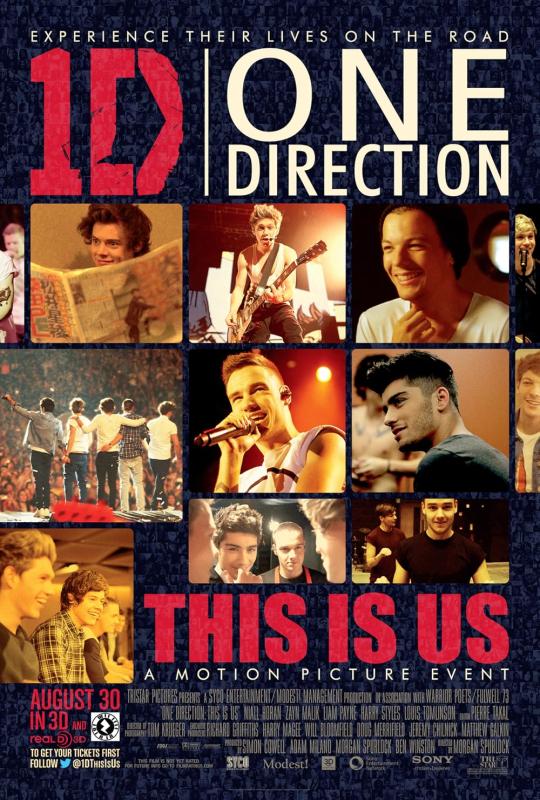 One Direction : This is us portrait poster